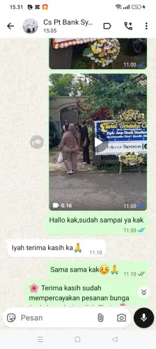 Testimonial Papan Bunga labuh baru barat