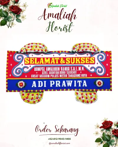 Karangan Bunga Ucapan Selamat labuh baru barat
